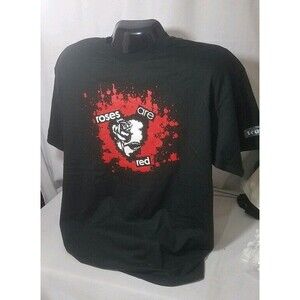 Roses Are Red - T-SHIRT  - Vintage New Never Worn Licensed  XL Emo